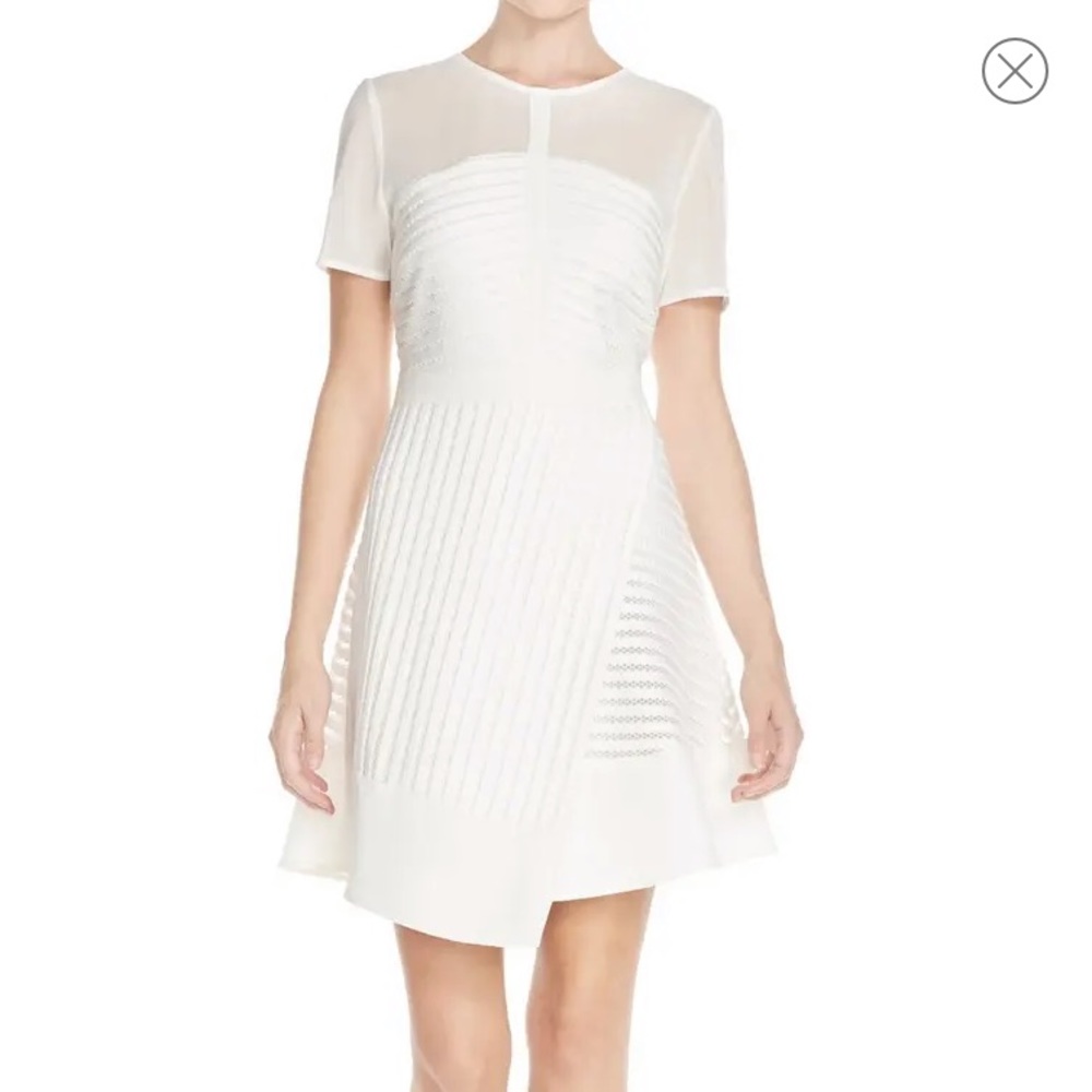 Adeptness Rae mixed media dress